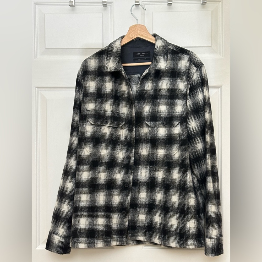 All Saints Shirt Jacket Wool